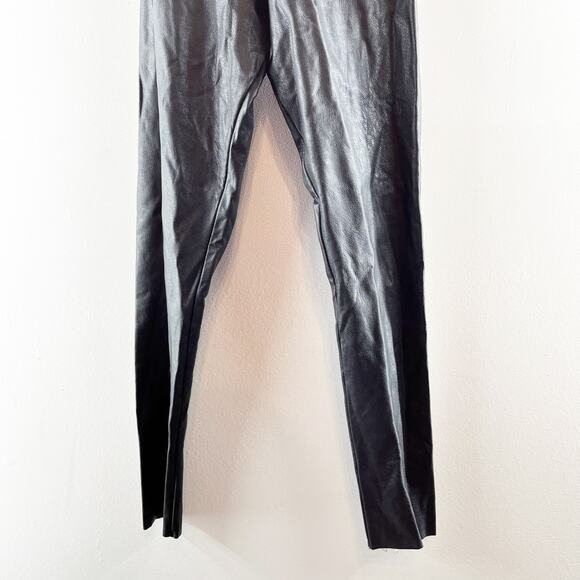 Commando Perfect Control Pull On High Rise Faux Leather Leggings Black XS - Picture 9 of 9